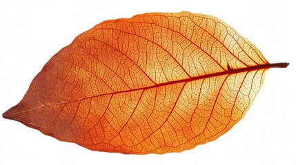 Obraz premium detail of a leaf through the light