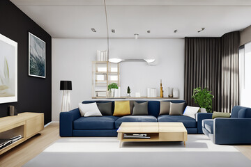 contemporary Livingroom interior