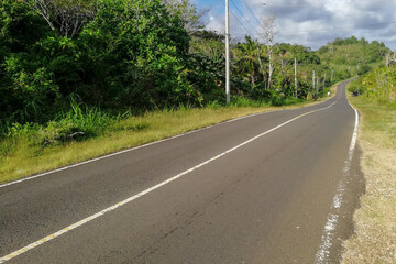 The southern highway on the island of Java, Indonesia