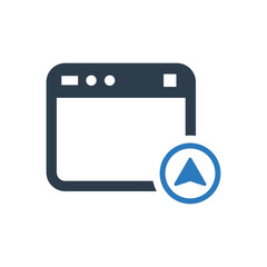 Web navigation icon