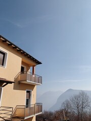 Yellow Home in the Swiss Countryside