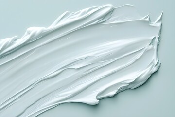 Obraz premium Cosmetic texture white cream gel smudge background