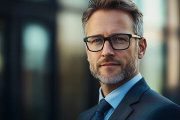 Fototapeta premium Image of a business man