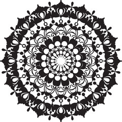 Diwali Silhouette Vector mandala Art & Illustration