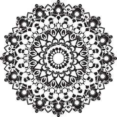Diwali Silhouette Vector mandala Art & Illustration