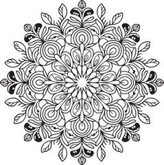 Diwali Silhouette Vector mandala Art & Illustration