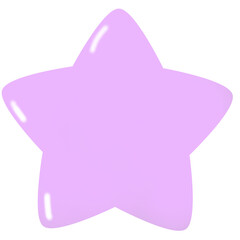 illustration of a pink star