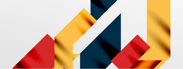 Minimal composition abstract lines and triangles background. Vector Illustration For Wallpaper, Banner, Background, Card, Book Illustration, landing page