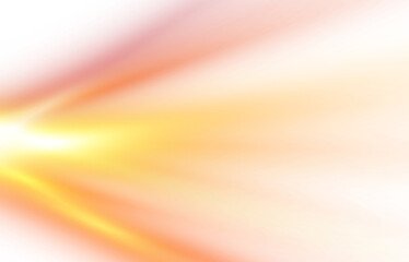 Transparent lens flare effect. Neon glowing lights rays transparent background.