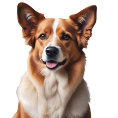Fototapeta premium Portrait of a corgi dog icon (png)