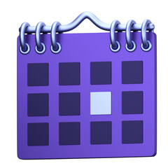 Calender 3D Illustration for uiux, web, app, presentation, etc