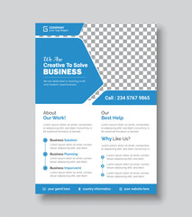 Corporate business flyer template