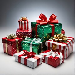 Obraz premium variety of different Christmas gifts