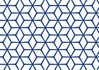 white and blue background abstract doodle art pattern  seamless geometric pattern