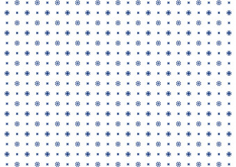 white and blue background abstract doodle art pattern  dots on a white flowers