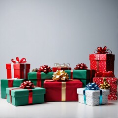 Obraz premium variety of different Christmas gifts