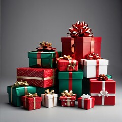 Obraz premium variety of different Christmas gifts