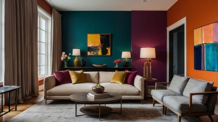 Fototapeta premium modern living room