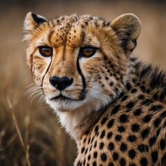 cheetah in the grass