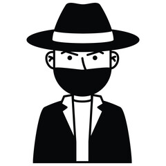 Halloween Bandit Avatar outline