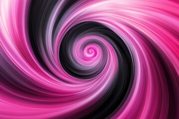 A captivating abstract swirl of pink and black colors, evoking motion and depth, perfect for creative projects and backgrounds.