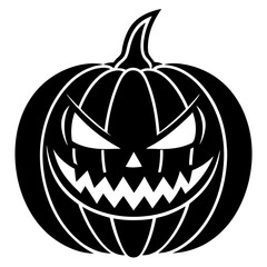 halloween pumpkin isolated on white background 