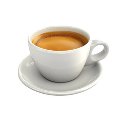 Fototapeta premium White Coffee Cup and Saucer.