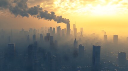 Simulated Atmospheric Pollution Impact on the Environment