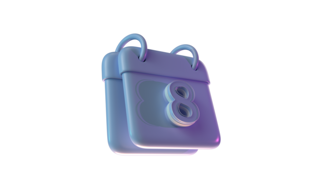 3D Model daily  calendar day 8