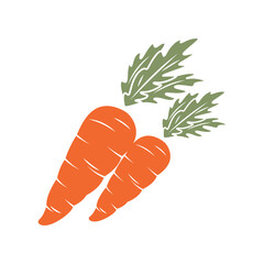 Carrot icon logo design