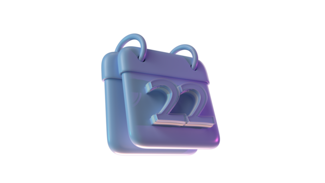 3D Model daily  calendar day 22