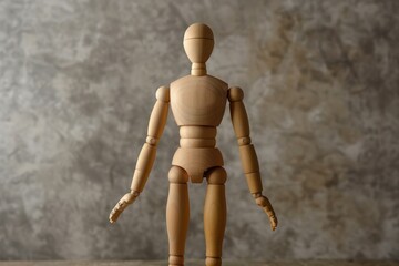 Manikin Puppet. Wooden Manikin Jointed Mannequin Model for Art Drawing and Sculpting