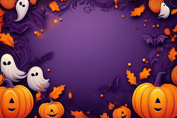 halloween Holiday background card