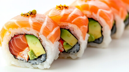 &ldquo;Refined Sushi: Salmon Held Against Shadows&rdquo;