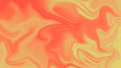 Red Orange Liquid Abstract Blurred gradient background with hologram effect and magic lights. Abstract fantasy backdrop with fairy sparkles.