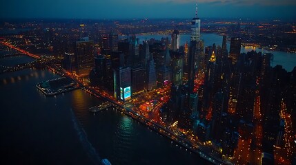 Aerial photos of major cities in the United States, high-angle city architecture photos