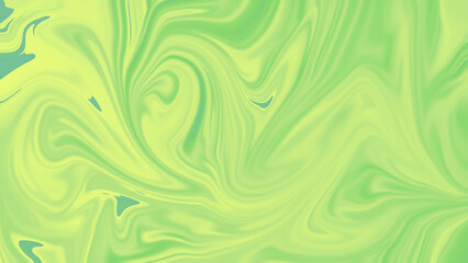 Yellow Green Liquid Blurred gradient background with hologram effect and magic lights.abstract fantasy backdrop with fairy sparkles.