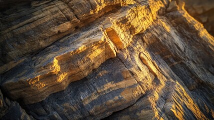 Fototapeta premium Rock with bird perched