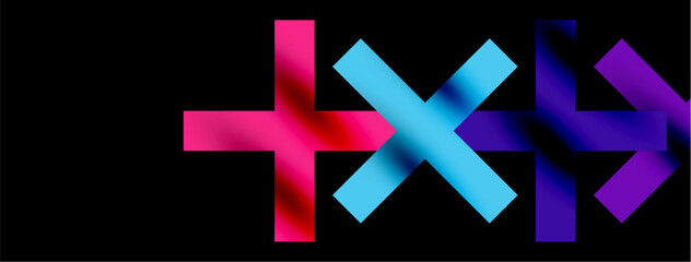 Obraz premium Colorful squares, lines minimal abstract background. Vector Illustration For Wallpaper, Banner, Background, Card, Book Illustration, landing page