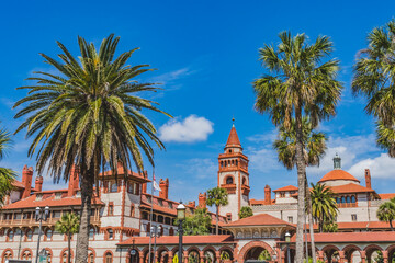 Flagler College, St. Augustine, Florida. Originally Ponce de Leon Hotel founded 1888 by industrialist railroad pioneer Henry Flagler
