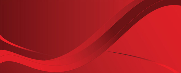 Red abstract background. Dynamic shapes composition. Eps10 vector