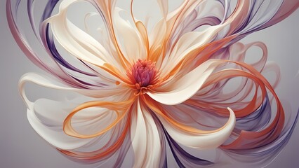abstract flower