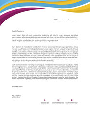 Vector Professional Business Company stylish letterhead design