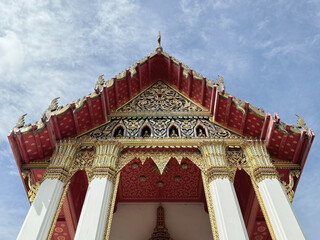 Wat Benchamabophit Dusitwanaram, or commonly known as marble temple, is a famous Buddhist temple carved from white marbles at Dusit District, Bangkok, Thailand.