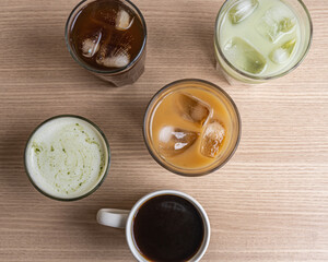 Coffee shop drinks