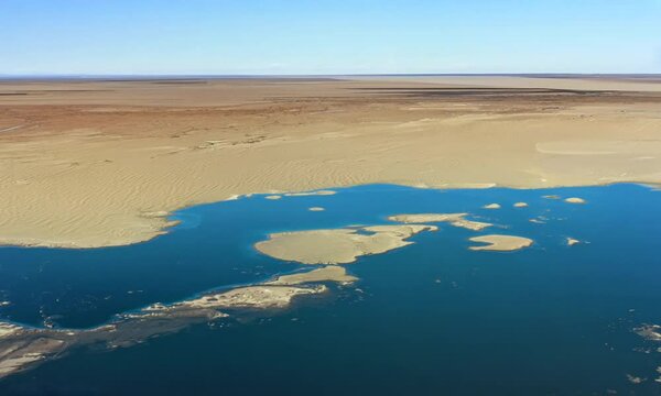 Aral Sea Drying Timelapse