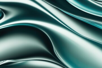 Obraz premium Modern Ethereal Glass Wave Texture with Striking Gradient and Fluid Design