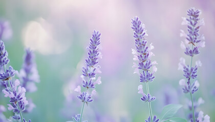 Fototapeta premium A single pastel color, such as mint green or lavender, providing a soothing and simple backdrop