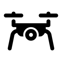 drone, copter, flying, camera, device, gadget solid or glyph icon