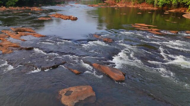 Vazhachal Falls is situated in Athirappilly Panchayath of Thrissur district in Kerala.